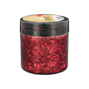 Jesmonite Flocos Metalicos 5grs Vermelho