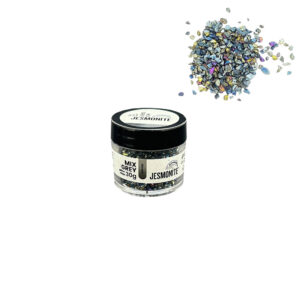 Jesmonite Glitter Chips 30grs Mix Cinza