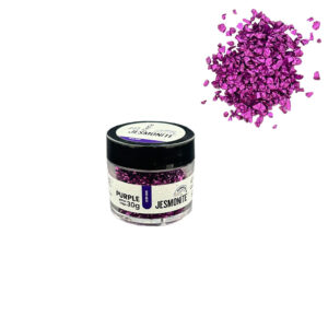Jesmonite Glitter Chips 30Grs Roxo
