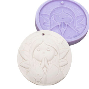 Molde Silicone Menina a Rezar