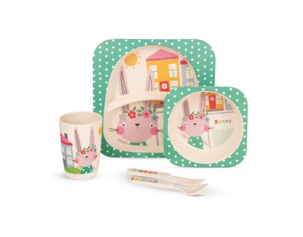 Coelho | Conjunto de jantar infantil