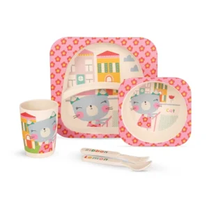 Gato | Conjunto de jantar infantil