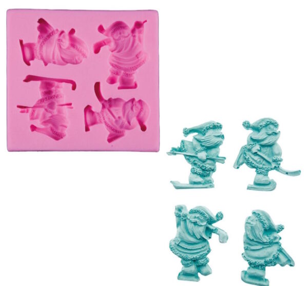 Molde de Silicone Papai Noel