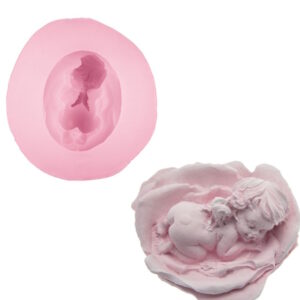 Molde de Silicone Anjo Com Asas