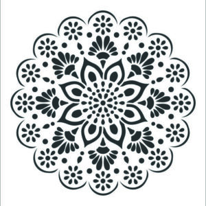 Stencil 20X30CM 001 Mandala