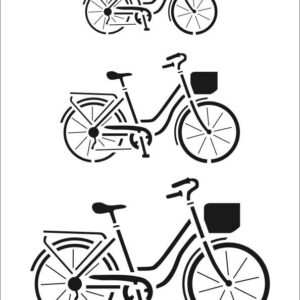 Stencil 20X30CM 041 Bicicletas