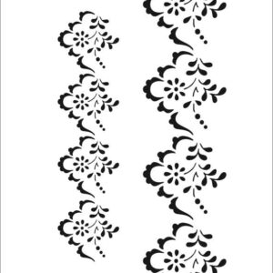 Stencil 20X30CM 062 Flores