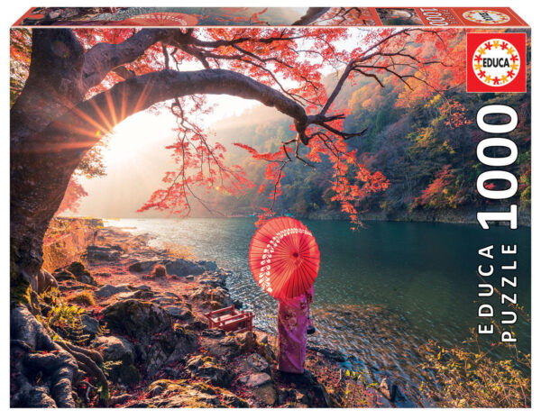 1000 Nascer do sol no rio katsura japão
