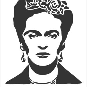 Stencil 20x30cm 234 Busto Mulher