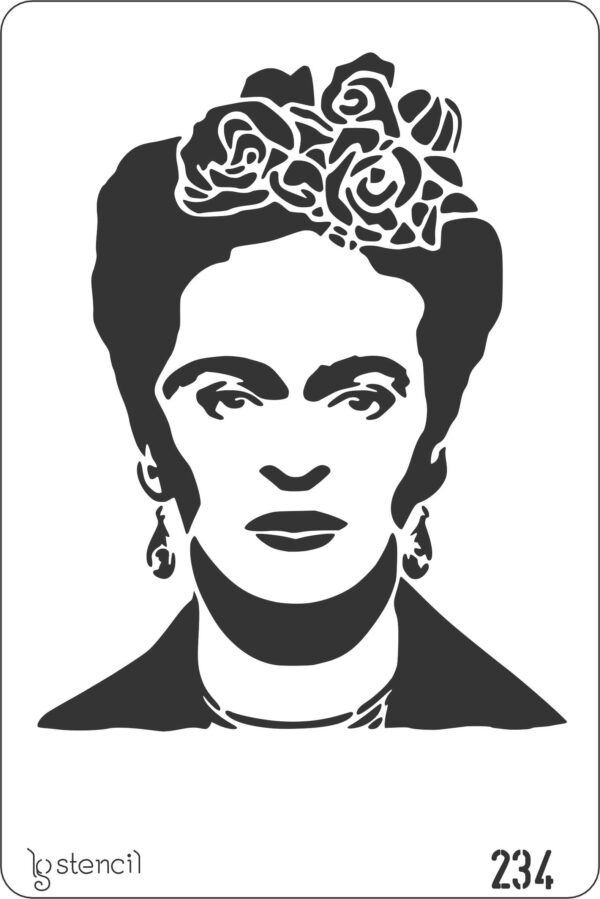 Stencil 20x30cm 234 Busto Mulher