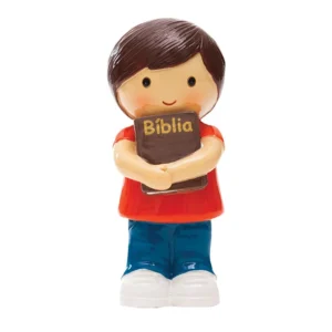 Menino com Bí­blia, t-shirt vermelh  Little Drops of Water