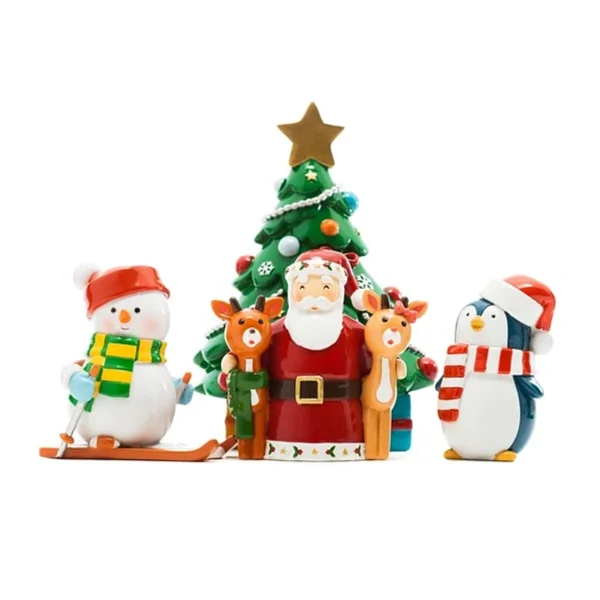 Set de Natal (Árvore, Pinguim, Pai Natal Renas e Boneco de Neve) Little Drops of Water