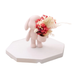 Coelhinho com Flores em Base