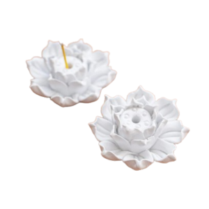 Porta Incenso Flor de Lótus