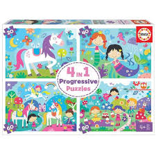 4 em 1 Progressive Puzzles