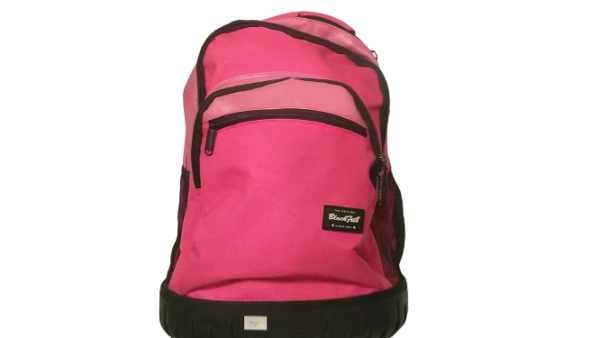 Mochila Rosa com Rodas